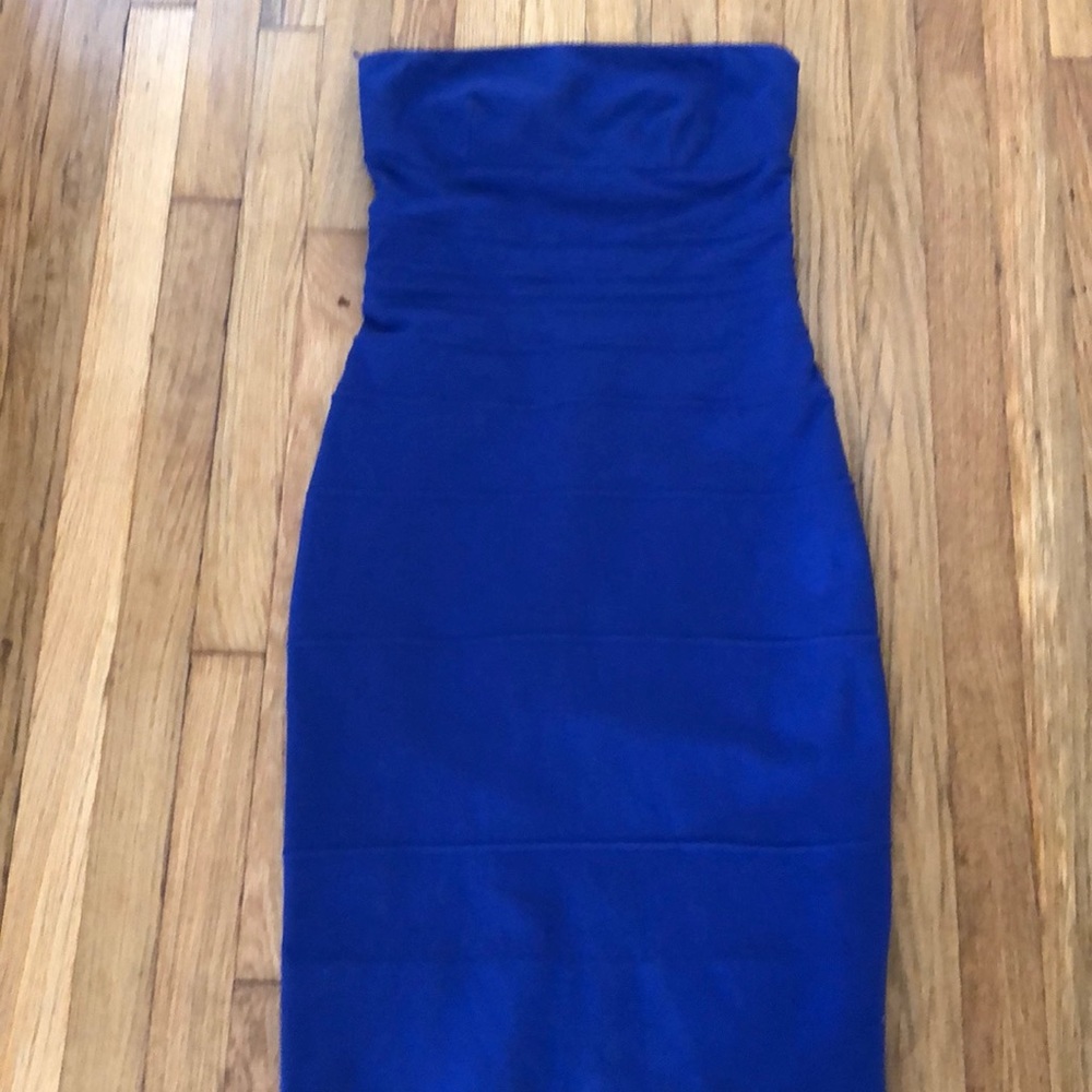 Gorgeous purple blue fitted dress